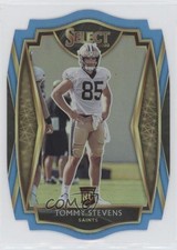 2020 Panini Select Premier Level Light Blue Prizm Die-Cut Tommy Stevens #188 0b3