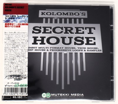 Mutekki Media Kolombo's Secret House Sample/Sound Library/Sampling CD