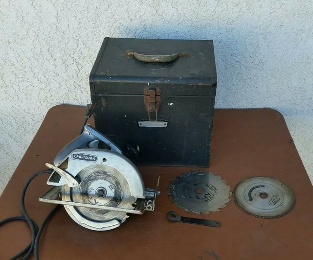 Vintage Craftsman 7" Circular Saw 315.27780 With Case for sale online