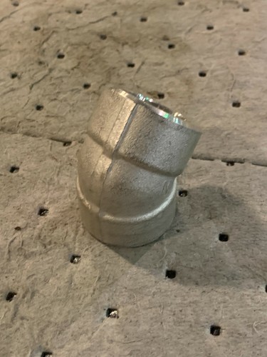3/4" A/SA182 304/304L B16 3M 45° Steckschlüssel Anschlussbogen - Bild 3 von 3