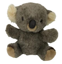 Vintage Koala Plush Hand Puppet Zoo Australian Wildlife Nature Stuffed Animal