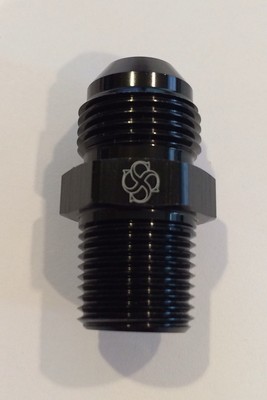 X624A -10AN Flare to 3/8 NPT Adapter AN Fitting BLACK
