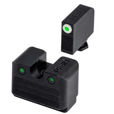 Truglo Tritium Pro Sights Glock MOS See List - White Front/Rear Green TG231G2MW