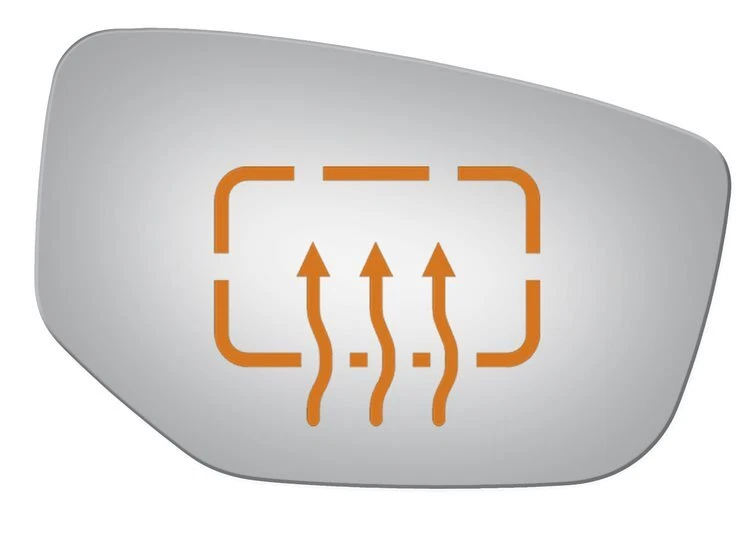 New Convex Right Replacement Mirror For 08-12 Honda Accord W/O Backing Plate - Image 2 of 3