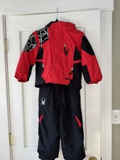 Spyder Ski Jacket And Bib Set: Boys Size 4