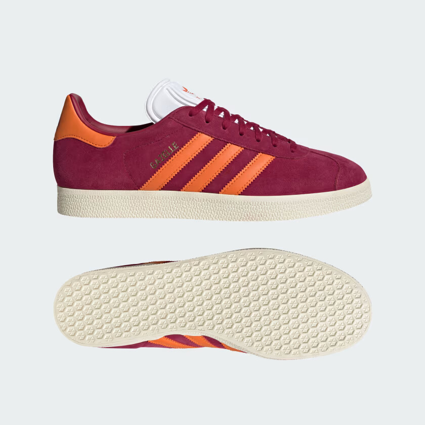 adidas AS Roma Gazelle IH2634 Legacy Бордовый Unity Оранжевый Кремовый 29690₽