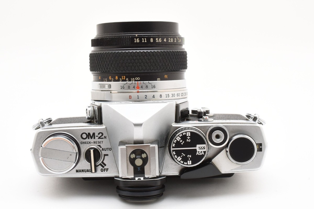 オリンパス OLYMPUS OM-2 ボディ シルバー 50mm F1.4 2 Lenses[N MINT] Olympus OM-2 Silver + G.Zuiko 50mm f/1.4 +