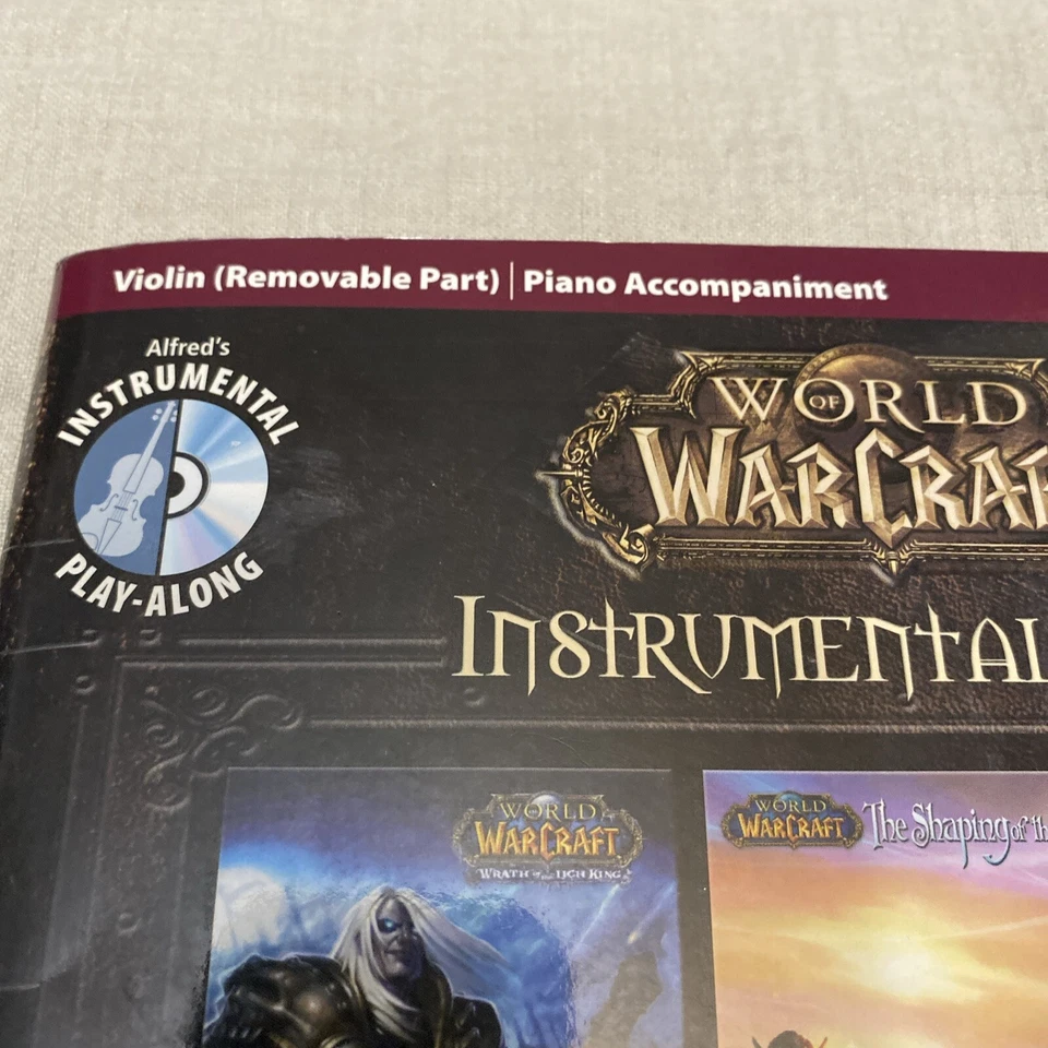 Violín World Of Warcraft nivel 2-3 solos instrumentales con disco Alfred’s Foto 2 de 4
