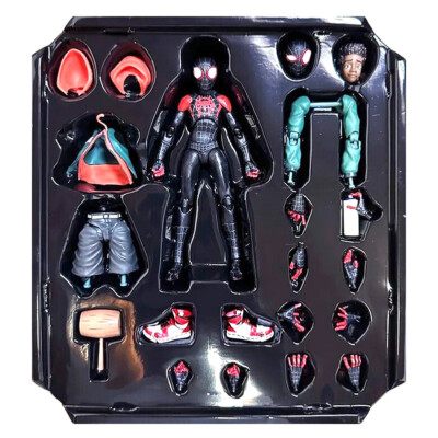 Miles Morales New Spider-Man Action Figure Into The Spider Verse Toy Gift W/Box