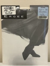 ERGEE #609 Control Top Silk & Sheer Coffee Size A/T 5’4”-6’0” 120-165lbs Austria