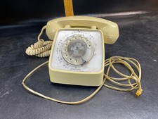Vintage GTE Automatic Electric Rotary Dial Telephone Model 80E Ivory