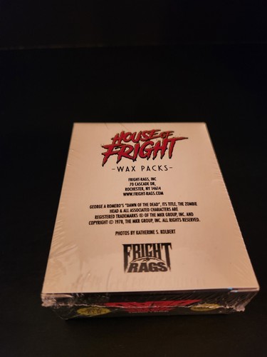 Fright Rags Dawn of the Dead Sealed Factory Box Set Trading Cards - 第 3/3 張圖片