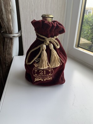  Royal Salute by Wade  21 year old 70cl whiskey bottle (empty) with pouch.