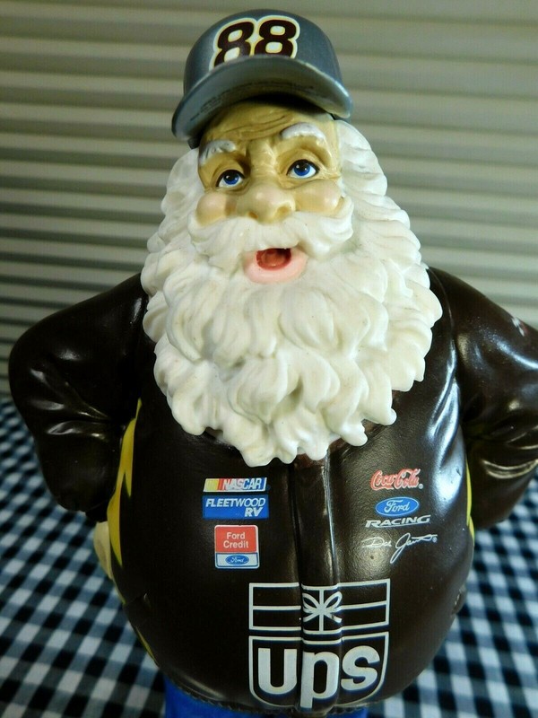Nascar Racing Fan Santa #88 Dale Jarrett UPS Collectible Figurine 2003