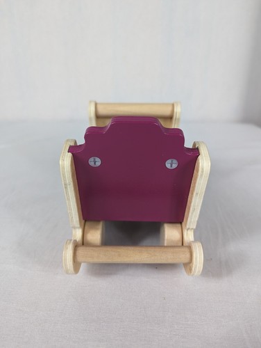 Disney Holzspielzeug gefrorener Schlittenschlitten Einfach spielen Schneeflocke Kinder Kleinkinder Spielzeit - Bild 4 von 7