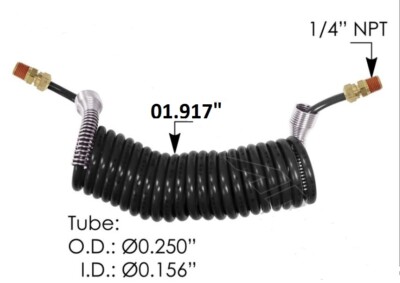 Fifth Wheel Slider 54in Coiled Air   KENWORTH, PETERBILT, ALL MAKES