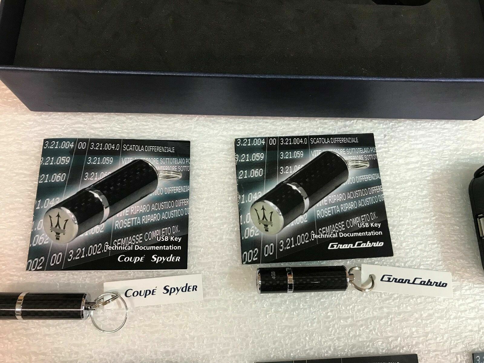 MASERATI COUPE SPYDER GRANCABRIO USB KEY TECHNICAL DOCUMENTATION 4GB OEM