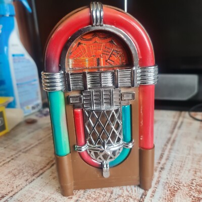 TESTED & WORKS Vintage Windsor Jukebox AM/FM Portable Radio Model JB-380