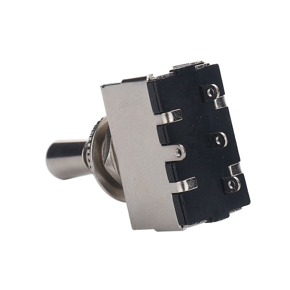 Metal Electric Guitar 3 Way Box Toggle Switch For Les Paul With Brass ...