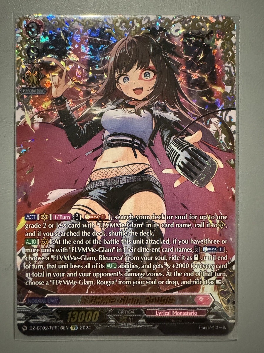 CARDFIGHT VANGUARD FLMME-GLAM ROUGIA (LYRICAL MONASTERIO) DZ CARDFIGHT VANGUARD FLMME-GLAM ROUGIA (LYRICAL MONASTERIO) DZ