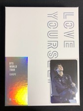 BTS Love Yourself World Tour Europe Bluray Full Set Official Jungkook PhotoCard