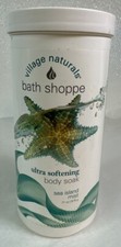 Village Naturals Bath Soak Ultra Softening Body Soak Sea Island Mist 31 Oz. New
