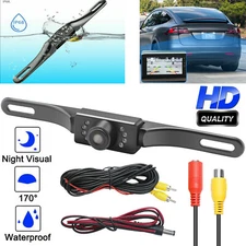 170° Car Rear View Reverse Backup Parking Camera HD Night Vision Waterproof 7LED