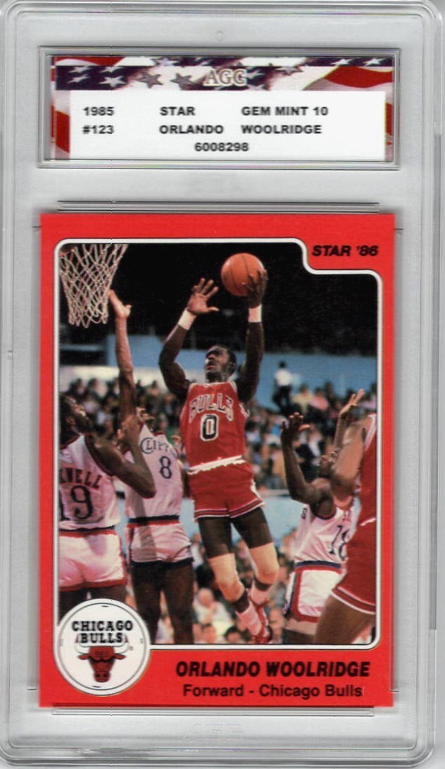 1985 Star #123 Orlando Woolridge AGC 10 Gem Mint Chicago Bulls | eBay