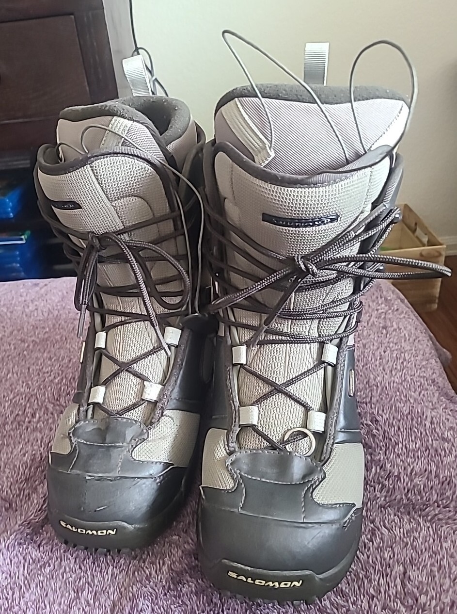 Stivali da snowboard Salomon donna Linea grigi taglia US 9