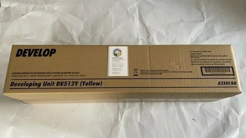 A2XN18H Develop DV512 Y, yellow, ineo +224, +284, +364, +454, +554 Serie DV512Y