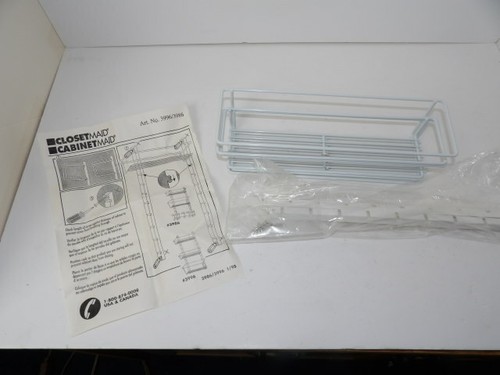 ClosetMaid Adjustable White Spice Rack  Door Mount 3 Tier New Open Box - Picture 2 of 7