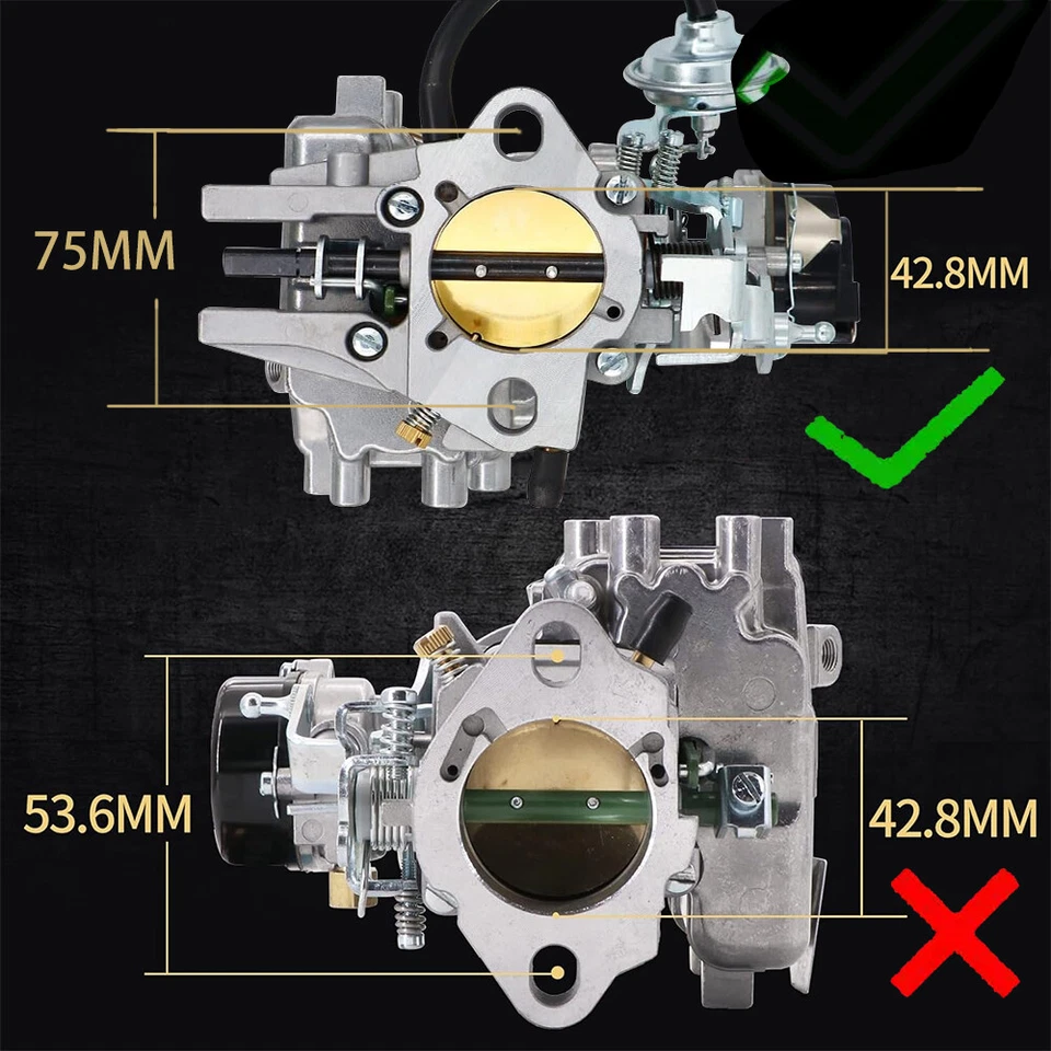 1-ствольный карбюратор YFA для 1975-1985 Ford E-350 Econoline Club Wagon 4,9 л 300 куб. см - Изображение 2 из 4