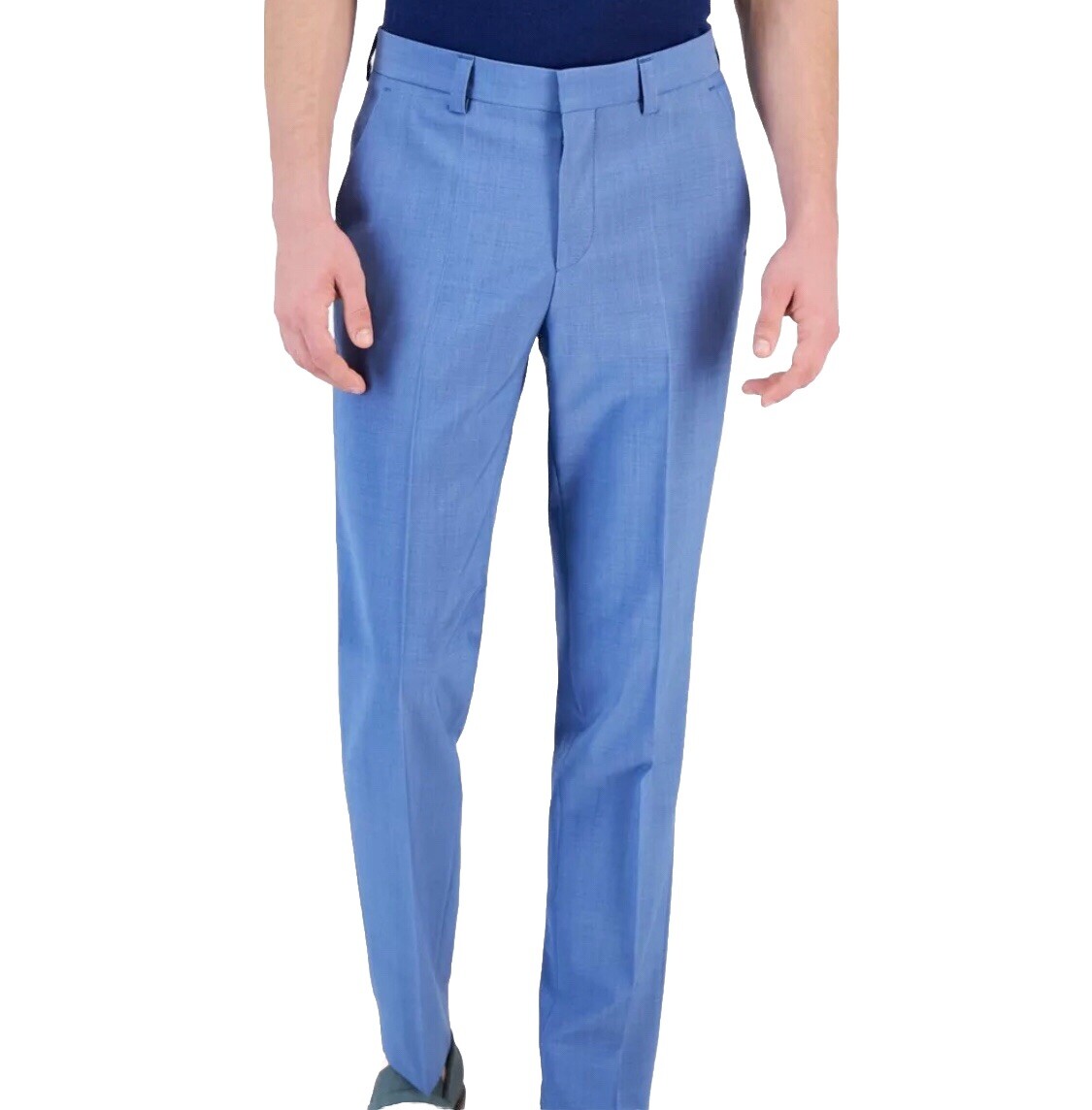 by Boss Men's Modern-Fit Light Blue Superflex Suit Pants - Light Blue by Boss Men's Modern-Fit Light Blue Superflex Suit Pants - Light Blue