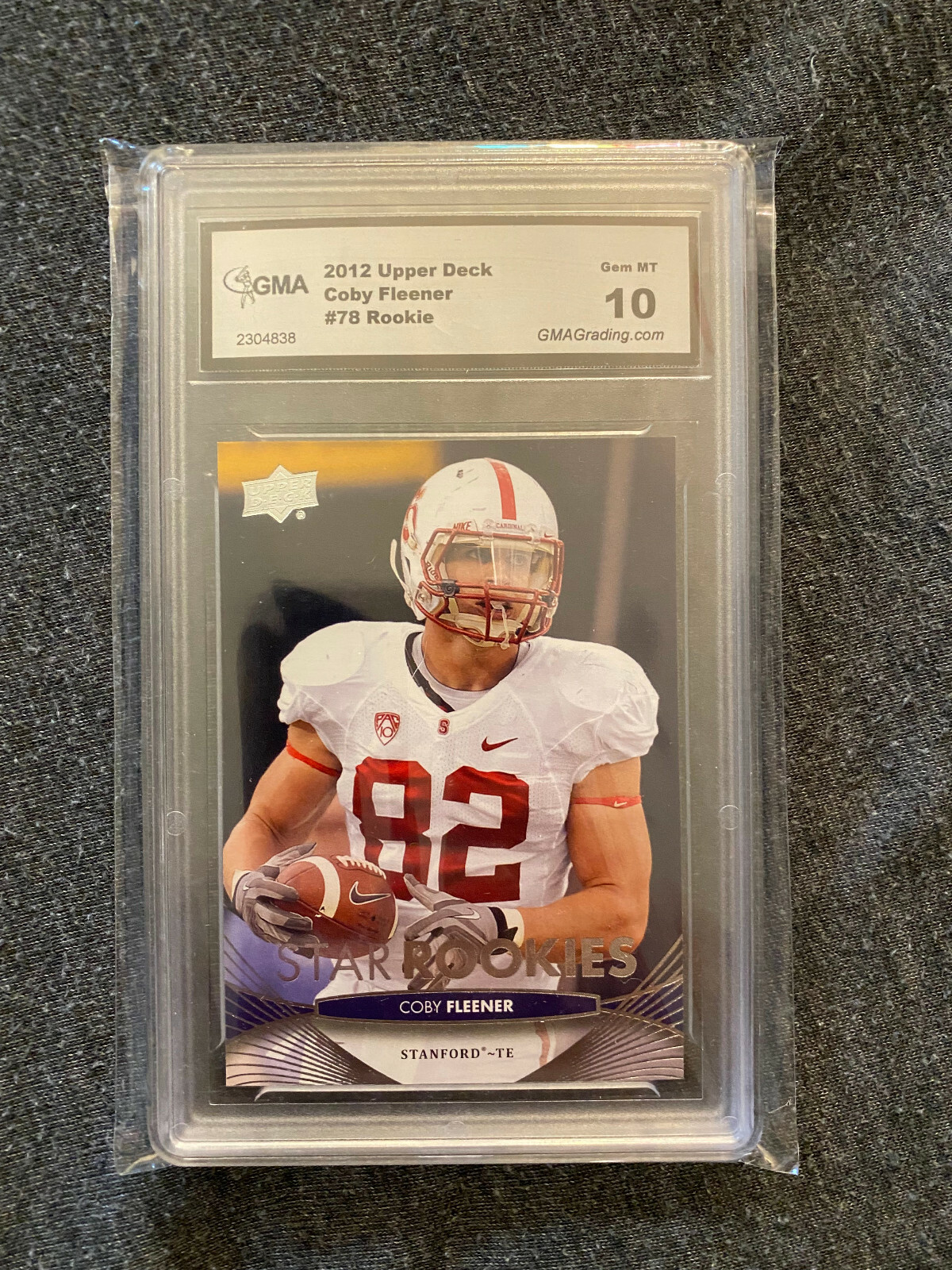Colby Fleener 2012 Upper Deck Star Rookies Stanford Colts Rookie Card RC #78