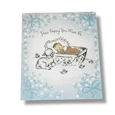 Norcross How Happy You Must Be Vintage Congratulations Card FBX