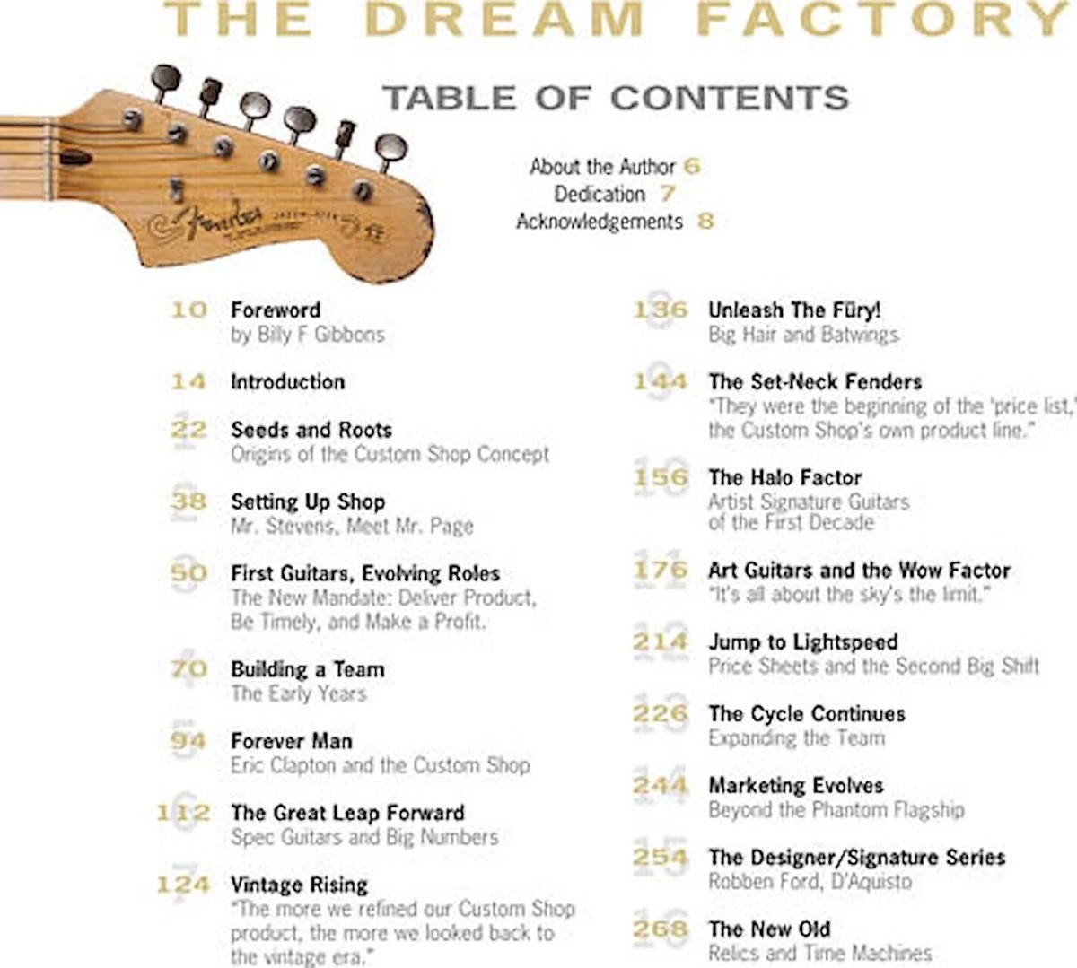 The Dream Factory Fender Custom Guitar Shop - Slipcase The Dream Factory Fender Custom Guitar Shop - Slipcase