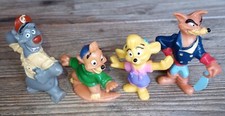 Vintage 1991 Kelloggs Cereal Toys Disney's Talespin 2 in" Characters, Lot of 4