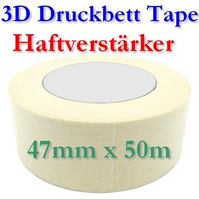 Klebeband masking tape white 3D Drucker Printer Makerbot RepRap Flashforge