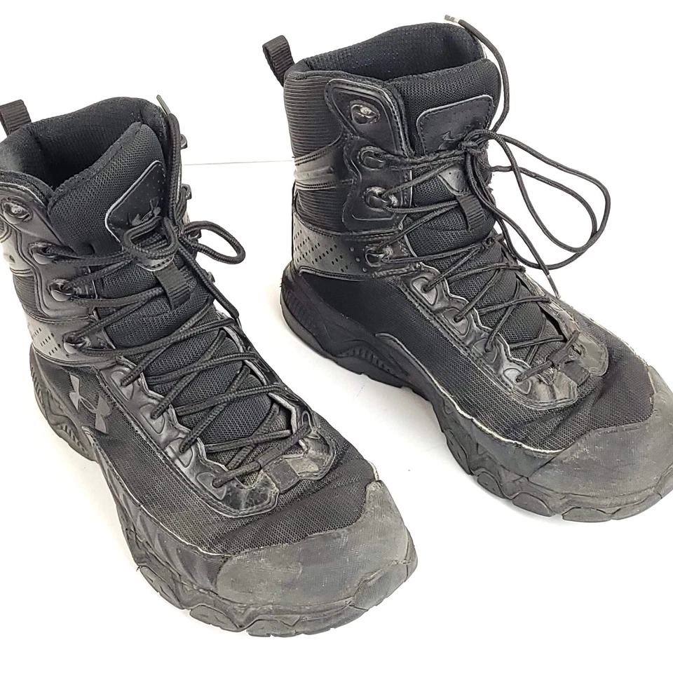 Botas tácticas Under Armour para hombre Valsetz 2.0 negras 11.5 con cordones duraderas Foto 2 de 4
