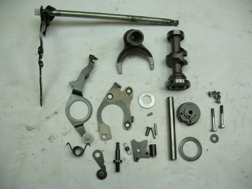 1982 HONDA CM450A AUTOMATIC TRANSMISSION SHIFT DRUM + FORK - GOOD DETENT WHEELS