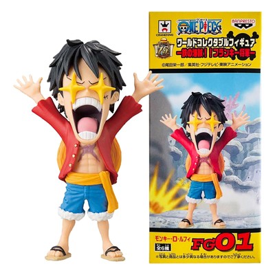 ONE PIECE World Collectible Figure Iron Pirate General Franky Monkey D Luffy New