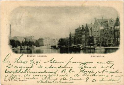 CPA AK AMSTERDAM Binnen Amstel. NIEDERLANDE (624897)