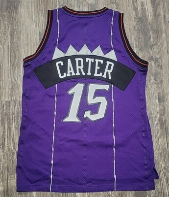 Authentic Vince Carter Stitched Adidas 90s Toronto Raptors Jersey