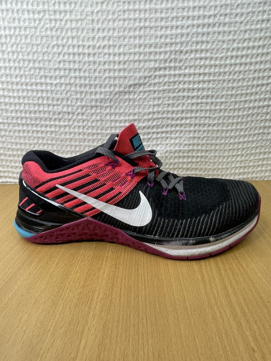 Nike Metcon DSX Flyknit Women's Size 849809-006 Black Pink Crossfit Shoes