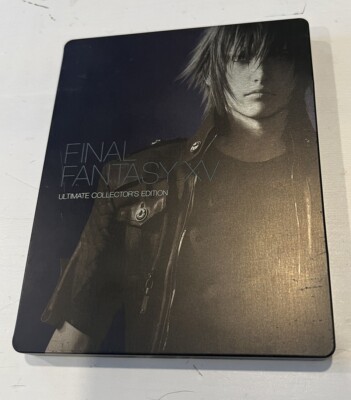 xbox one final fantasy xv Ultimate Collectors Edition Steel Case CIB