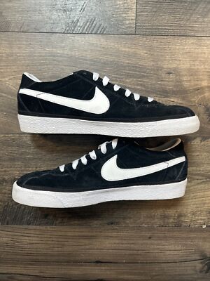 Nike SB Blazer Low FROM 2009 - SIZE 11M Black White CLEAN | eBay