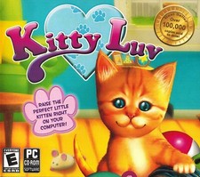 Kitty Luv - Cat Kitten Pet Care Sim PC Software Game Sealed New