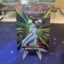 2022 Panini Prizm Fearless Lime Green #FL-9 Marcus Semien /125 Rangers