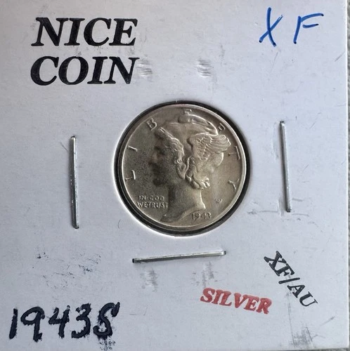 1943-S Mercury Dime Silver XF