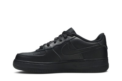 らぶページです Size 5 (GS) - Nike Air Force 1 Low Triple Black - 314192-009